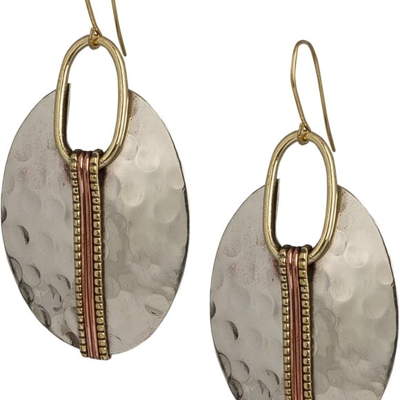 Jewelry - Boho Earrings Silver Gold Copper Dangle Ethnic Gift for Women Stylish Jewelry